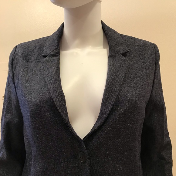 FRNCH Paris Womens Blazer Jacket Dark Blue NEW - Picture 4 of 14